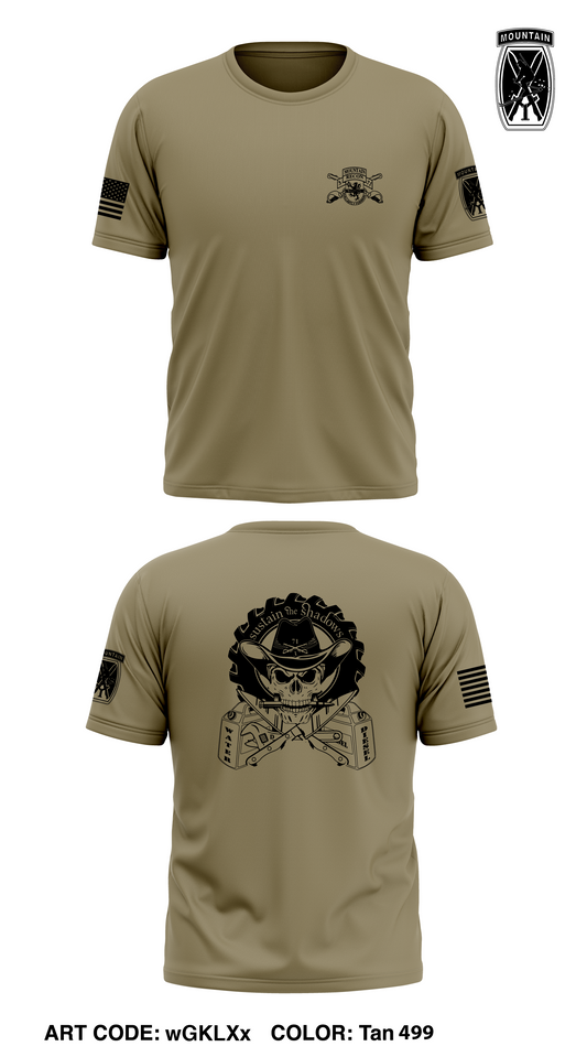 Delta troop, 3-71 Cav Store 1 Core Men's SS Performance Tee - wGKLXx