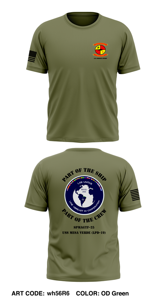 Anti-Tank Training Company - 3/25 WPNS Core Men's SS Performance Tee - wh56R6